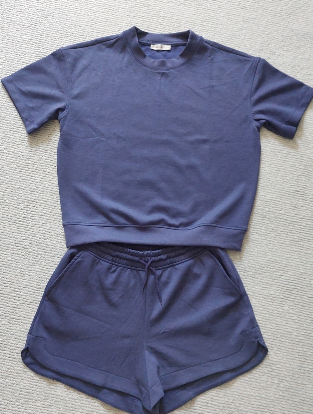 Zenana Scuba Shorts Set